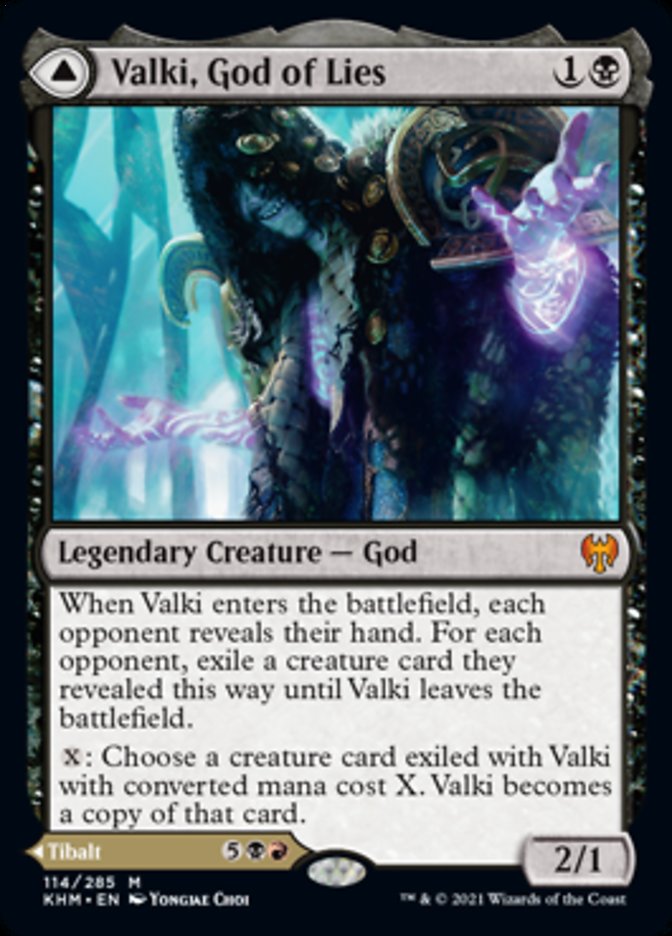 Valki, God of Lies // Tibalt, Cosmic Impostor [Kaldheim] | Tables and Towers