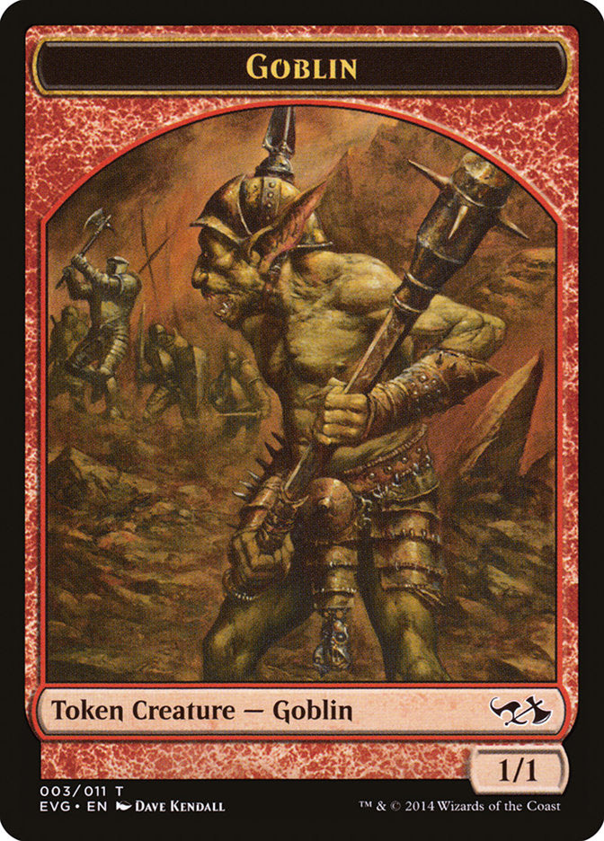 Goblin Token (Elves vs. Goblins) [Duel Decks Anthology Tokens] | Tables and Towers