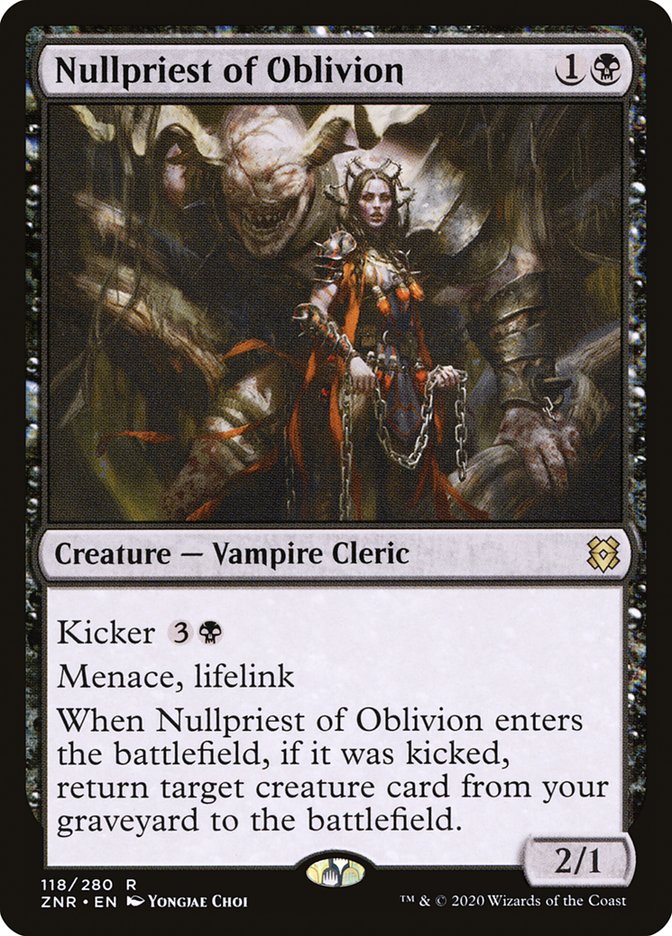 Nullpriest of Oblivion [Zendikar Rising] | Tables and Towers