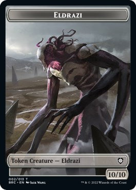 Servo // Eldrazi Double-Sided Token [The Brothers' War Commander Tokens] | Tables and Towers