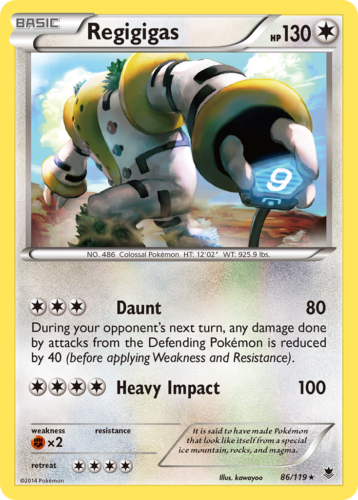 Regigigas (86/119) [XY: Phantom Forces] | Tables and Towers