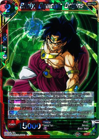 Broly, Demonic Origins (BT7-117) [Assault of the Saiyans] | Tables and Towers