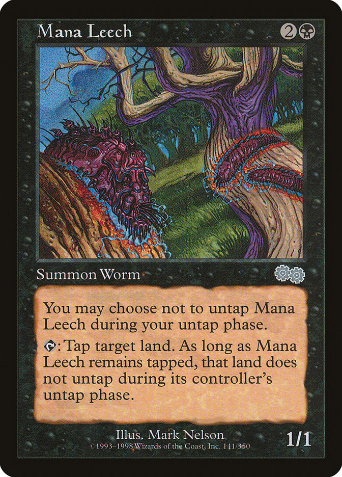 Mana Leech [Urza's Saga] | Tables and Towers