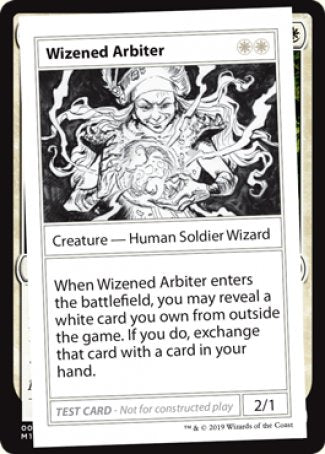 Wizened Arbiter (2021 Edition) [Mystery Booster Playtest Cards] | Tables and Towers