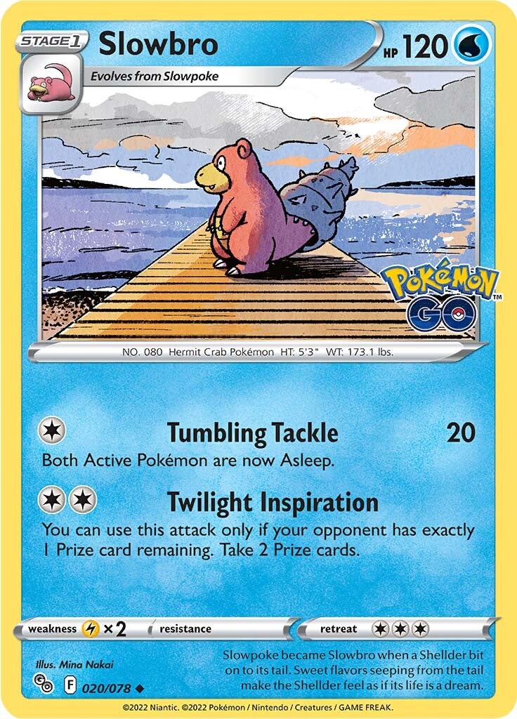 Slowbro (020/078) [Pokémon GO] | Tables and Towers