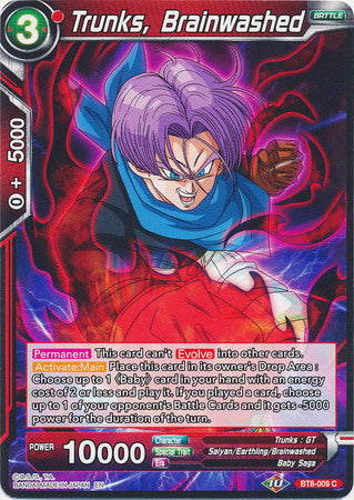 Trunks, Brainwashed (BT8-009) [Malicious Machinations] | Tables and Towers