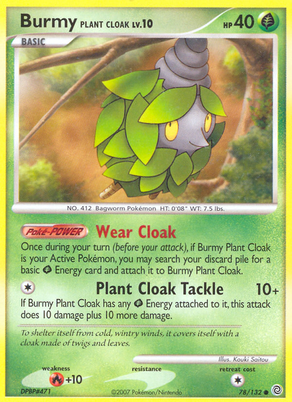 Burmy Plant Cloak (78/132) [Diamond & Pearl: Secret Wonders] | Tables and Towers