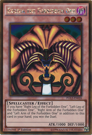 Exodia the Forbidden One [PGL2-EN026] Gold Rare | Tables and Towers