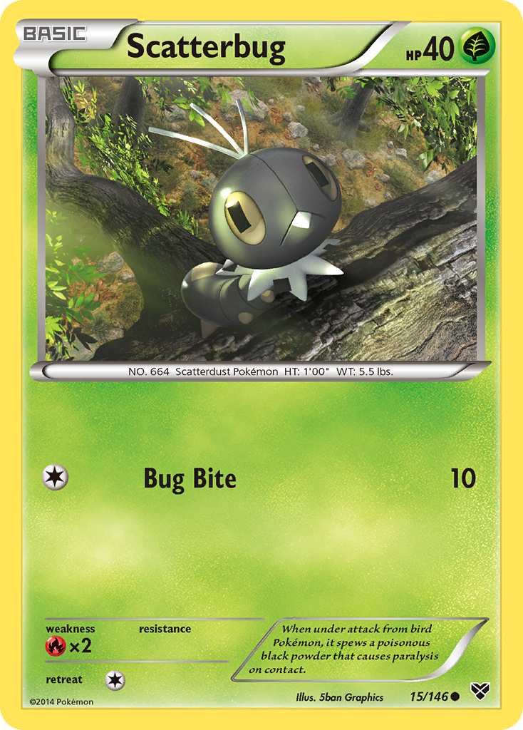 Scatterbug (15/146) [XY: Base Set] | Tables and Towers