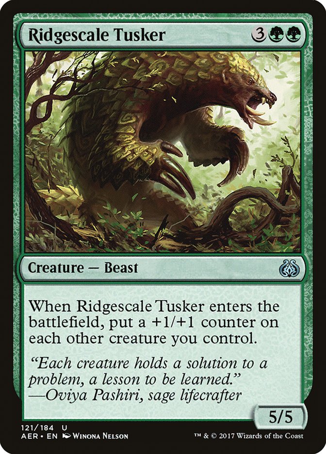 Ridgescale Tusker [Aether Revolt] | Tables and Towers