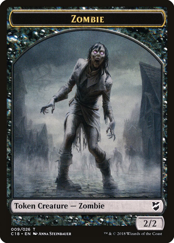 Zombie Token [Commander 2018 Tokens] | Tables and Towers