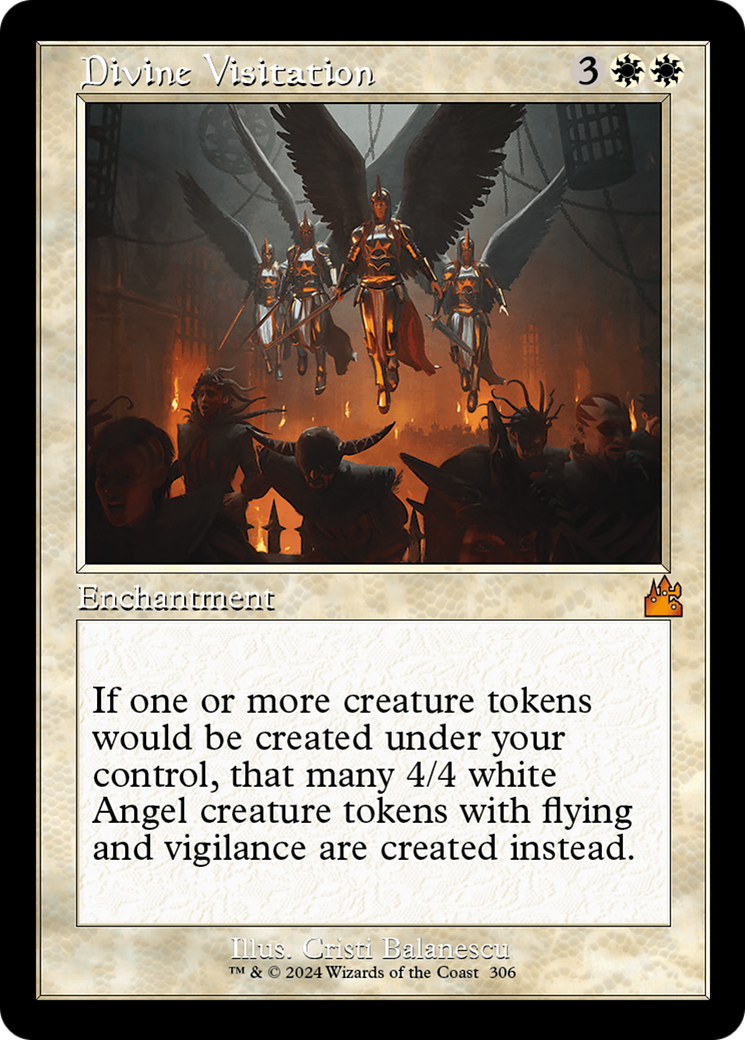 Divine Visitation (Retro Frame) [Ravnica Remastered] | Tables and Towers