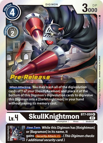 SkullKnightmon [BT7-058] [Next Adventure Pre-Release Cards] | Tables and Towers