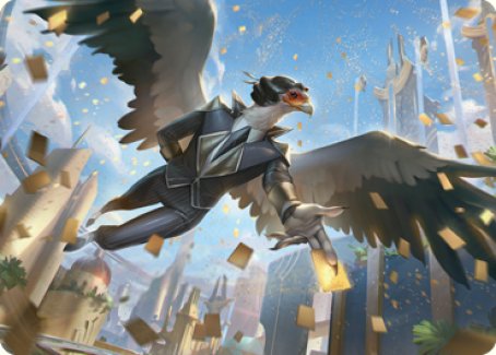 Skyboon Evangelist Art Card [Streets of New Capenna Art Series] | Tables and Towers