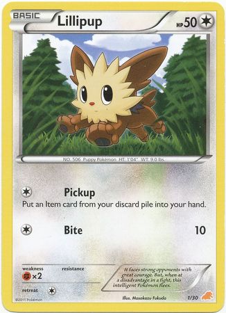 Lillipup (1/30) [Black & White: Trainer Kit - Excadrill] | Tables and Towers