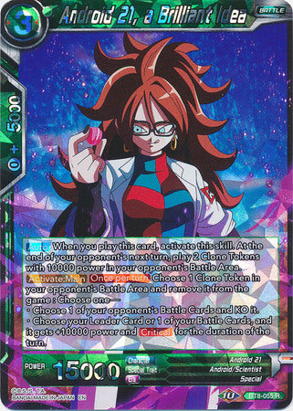 Android 21, a Brilliant Idea (BT8-055) [Malicious Machinations] | Tables and Towers