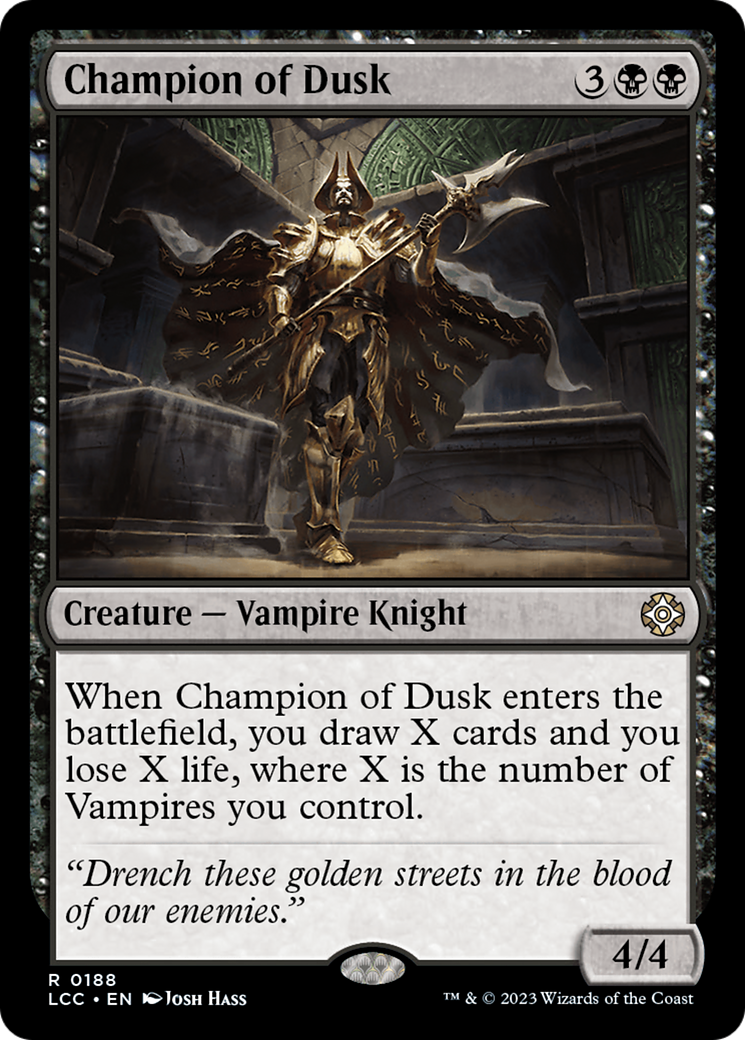 Champion of Dusk [The Lost Caverns of Ixalan Commander] | Tables and Towers