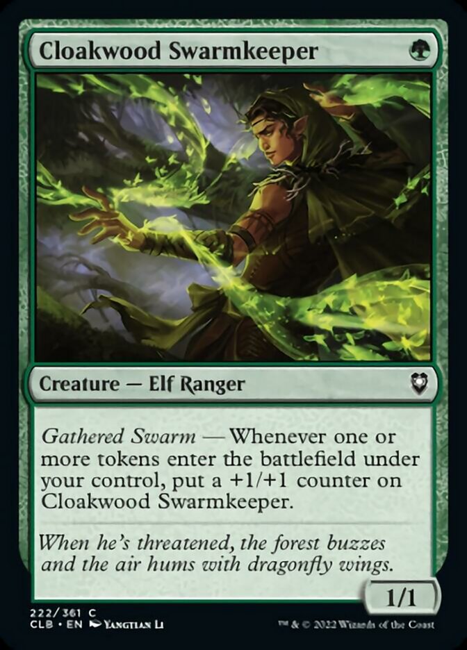 Cloakwood Swarmkeeper [Commander Legends: Battle for Baldur's Gate] | Tables and Towers