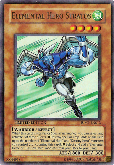 Elemental Hero Stratos [JUMP-EN012] Ultra Rare | Tables and Towers