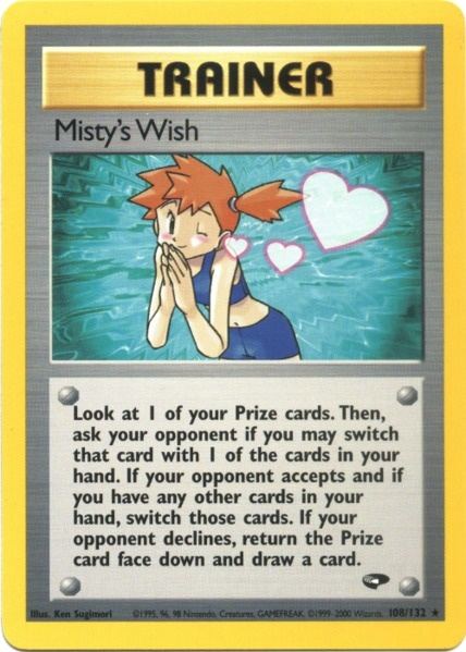 Misty's Wish (108/132) [Gym Challenge Unlimited] | Tables and Towers