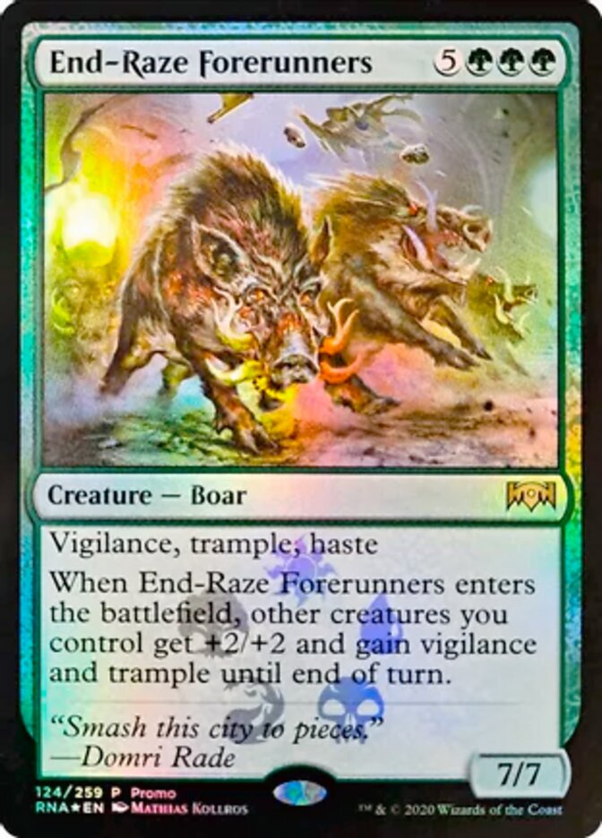 End-Raze Forerunners [Ravnica Allegiance Promos] | Tables and Towers