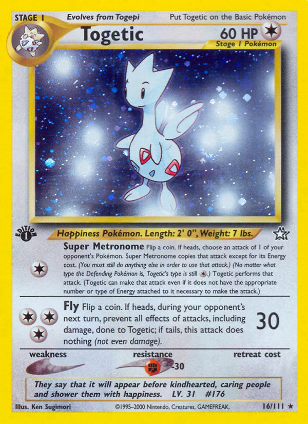 Togetic (16/111) [Neo Genesis 1st Edition] | Tables and Towers