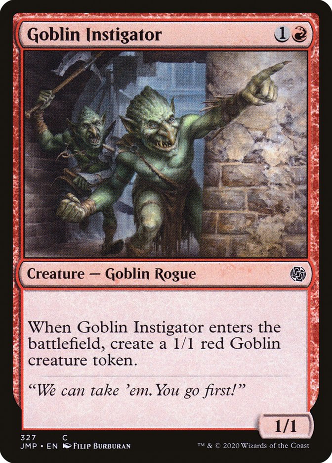 Goblin Instigator [Jumpstart] | Tables and Towers