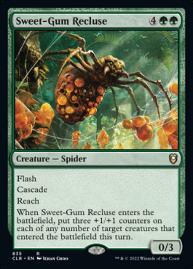 Sweet-Gum Recluse [Commander Legends: Battle for Baldur's Gate] | Tables and Towers