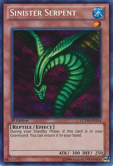 Sinister Serpent [LCYW-EN154] Secret Rare | Tables and Towers