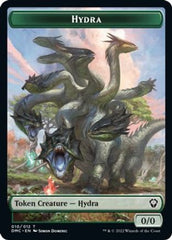 Snake // Hydra Double-Sided Token [Dominaria United Commander Tokens] | Tables and Towers