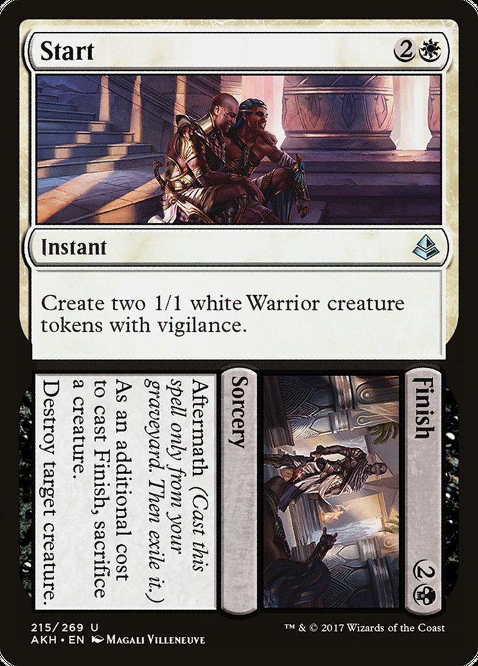 Start // Finish [Amonkhet] | Tables and Towers
