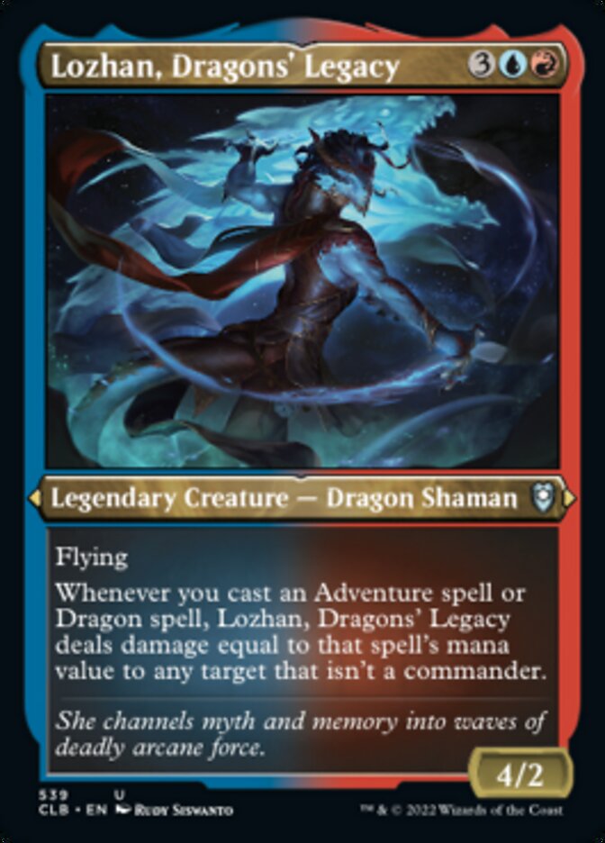 Lozhan, Dragons' Legacy (Foil Etched) [Commander Legends: Battle for Baldur's Gate] | Tables and Towers
