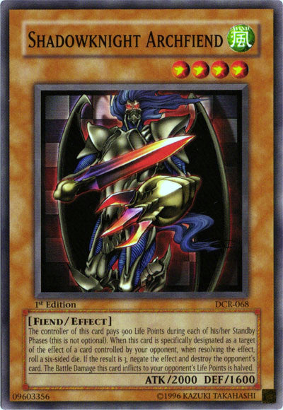 Shadowknight Archfiend [DCR-068] Common | Tables and Towers