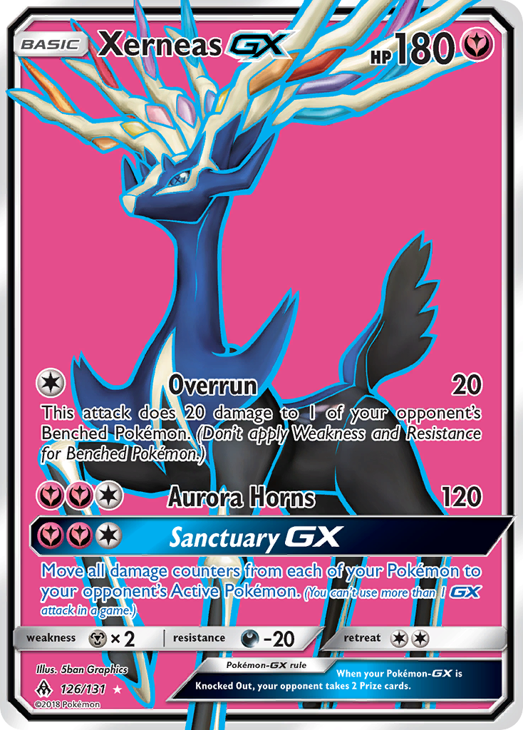 Xerneas GX (126/131) [Sun & Moon: Forbidden Light] | Tables and Towers