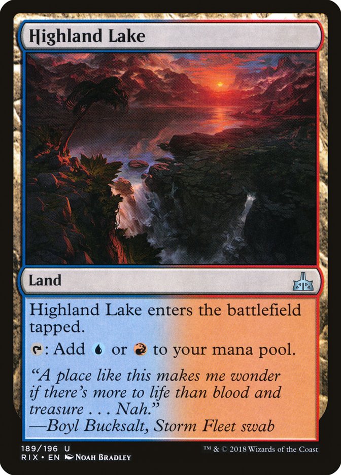 Highland Lake [Rivals of Ixalan] | Tables and Towers