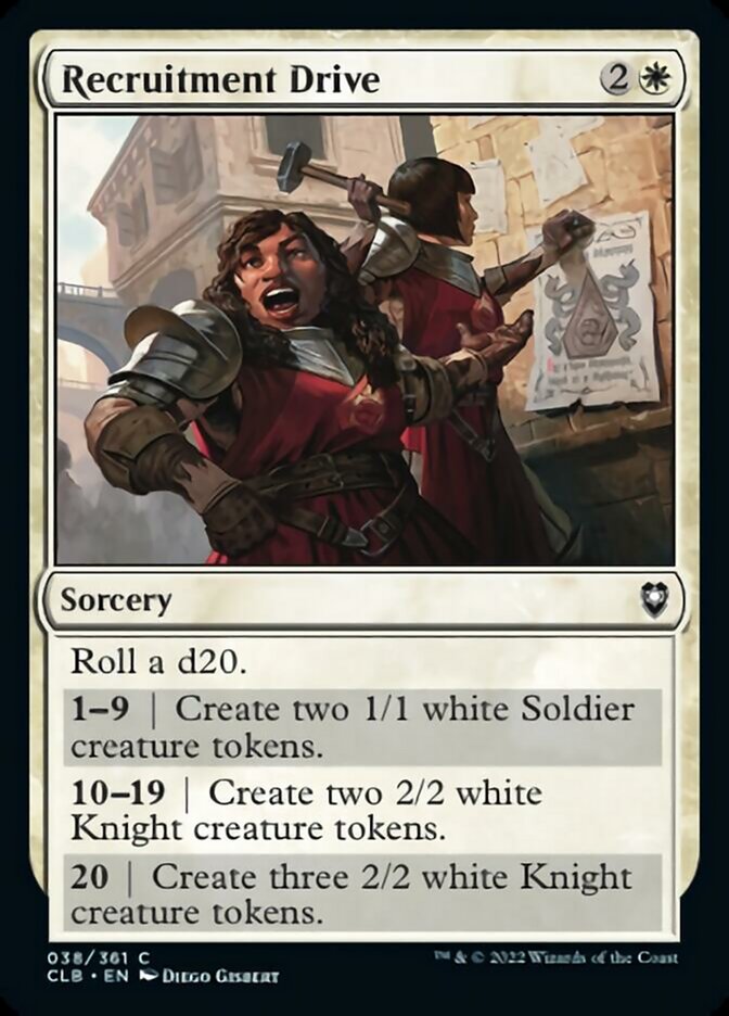 Recruitment Drive [Commander Legends: Battle for Baldur's Gate] | Tables and Towers
