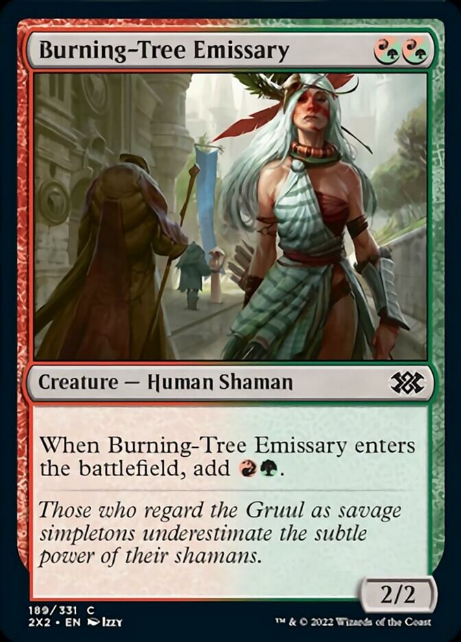 Burning-Tree Emissary [Double Masters 2022] | Tables and Towers