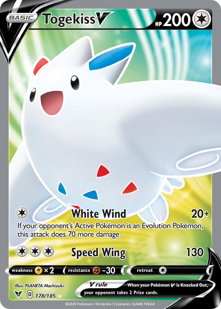 Togekiss V (178/185) [Sword & Shield: Vivid Voltage] | Tables and Towers