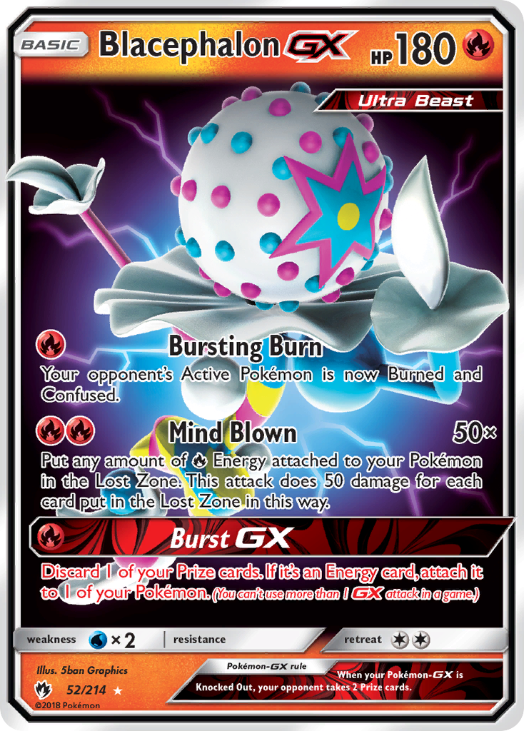 Blacephalon GX (52/214) [Sun & Moon: Lost Thunder] | Tables and Towers