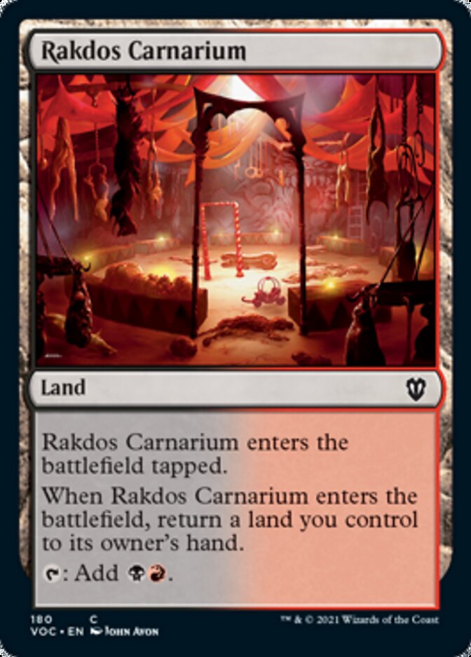 Rakdos Carnarium [Innistrad: Crimson Vow Commander] | Tables and Towers