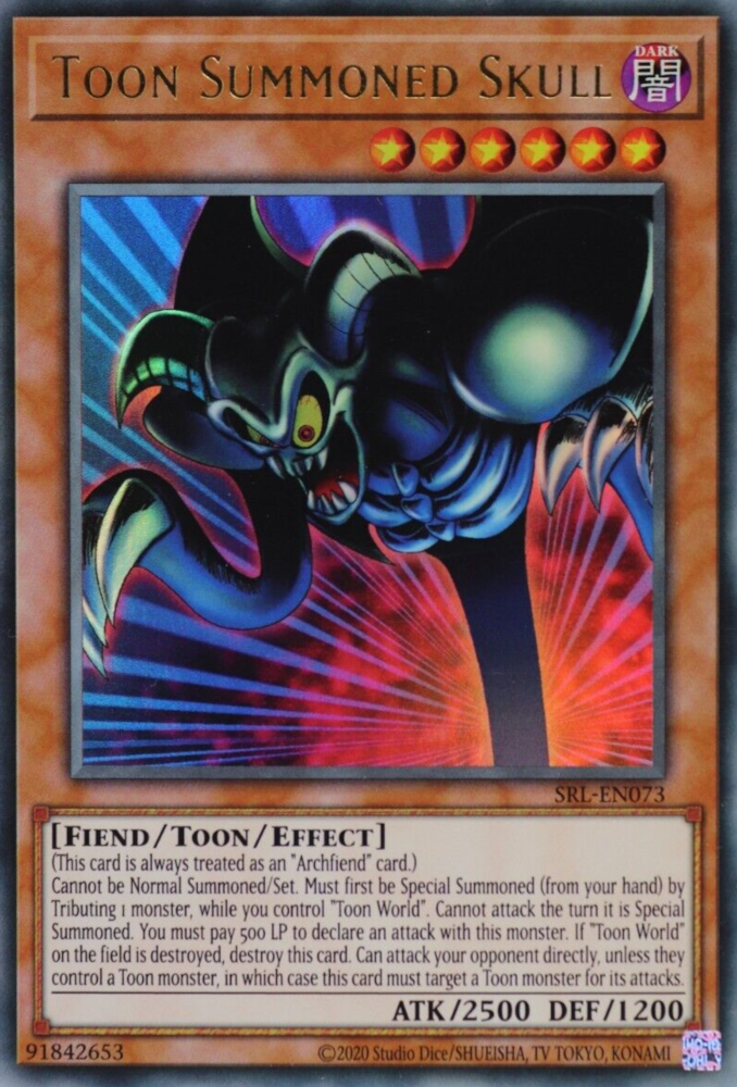 Toon Summoned Skull (25th Anniversary) [SRL-EN073] Ultra Rare | Tables and Towers