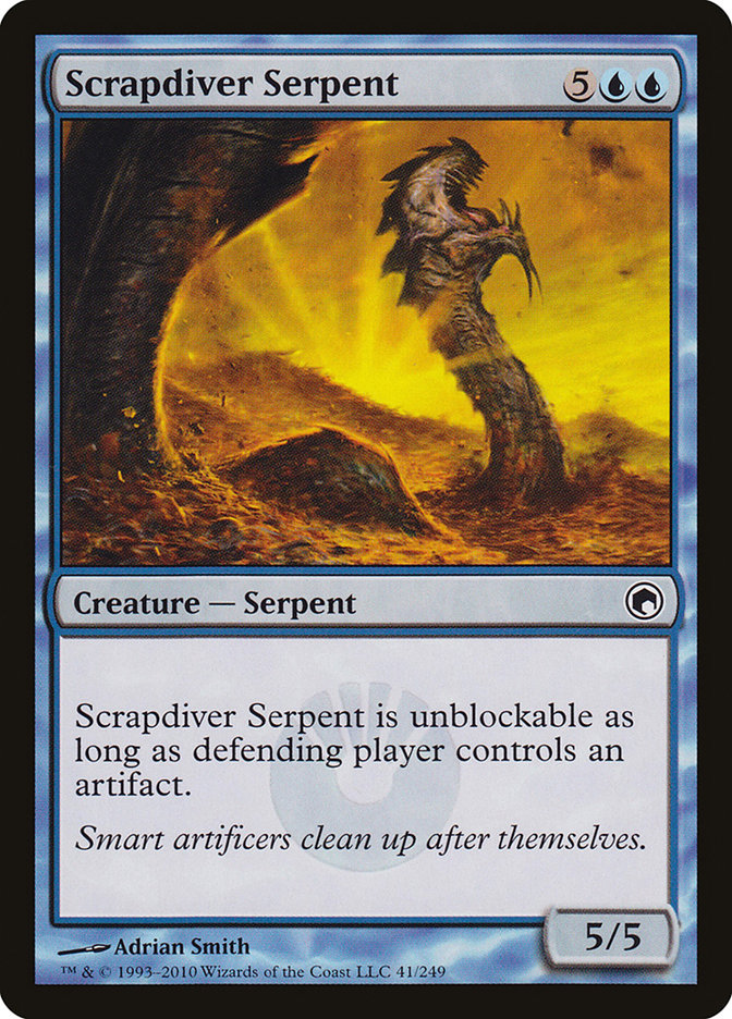 Scrapdiver Serpent [Scars of Mirrodin] | Tables and Towers