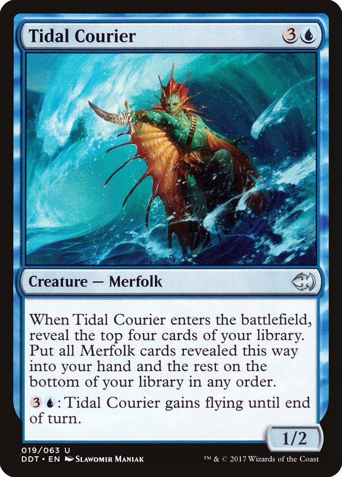 Tidal Courier [Duel Decks: Merfolk vs. Goblins] | Tables and Towers