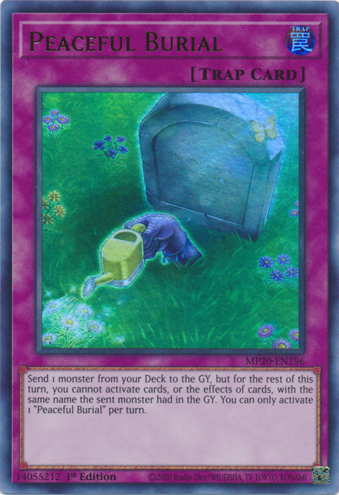 Peaceful Burial [MP20-EN196] Ultra Rare | Tables and Towers
