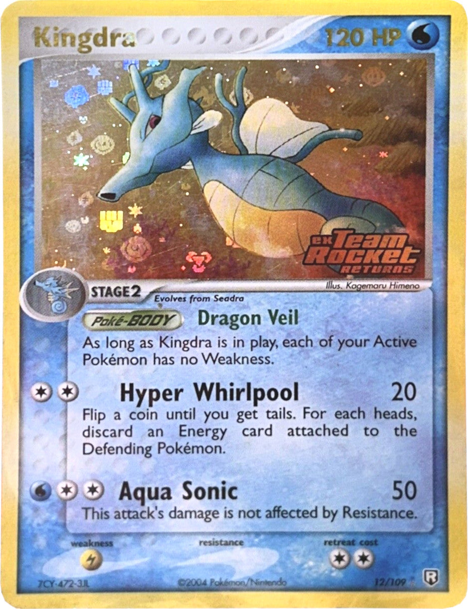 Kingdra (12/109) (Stamped) [EX: Team Rocket Returns] | Tables and Towers