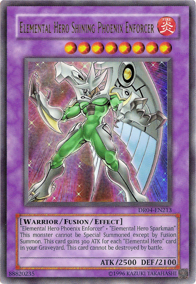 Elemental HERO Shining Phoenix Enforcer [DR04-EN213] Ultra Rare | Tables and Towers