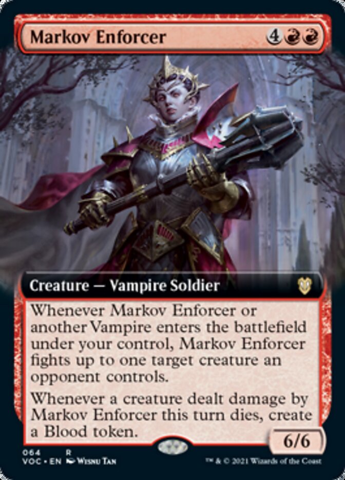 Markov Enforcer (Extended Art) [Innistrad: Crimson Vow Commander] | Tables and Towers