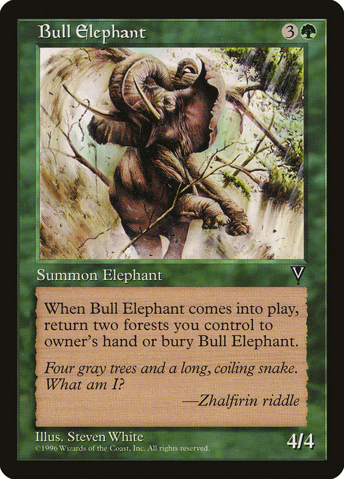 Bull Elephant [Visions] | Tables and Towers