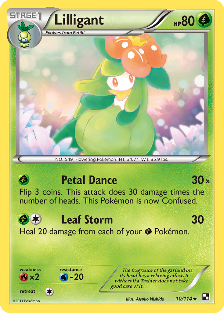 Lilligant (10/114) [Black & White: Base Set] | Tables and Towers