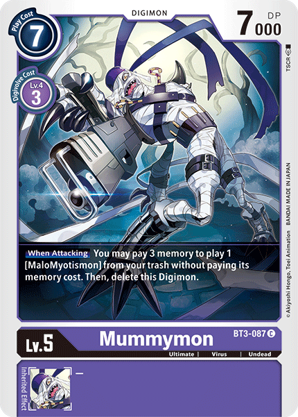 Mummymon [BT3-087] [Release Special Booster Ver.1.5] | Tables and Towers